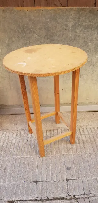 Mesa camilla redonda madera