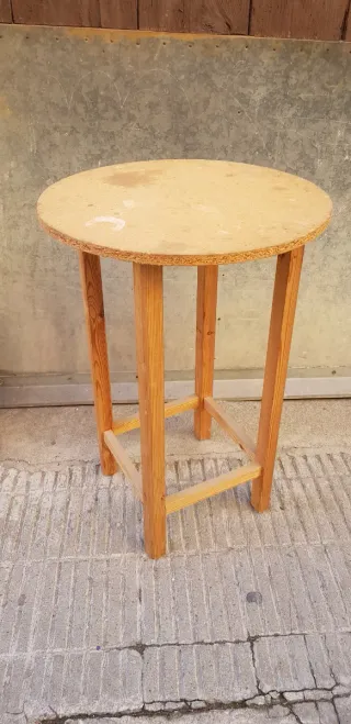 Mesa camilla redonda madera