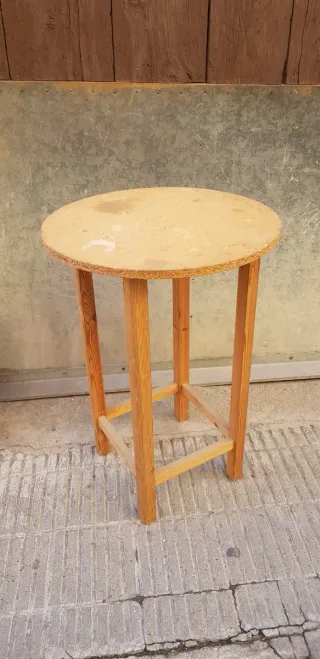 Mesa camilla redonda madera