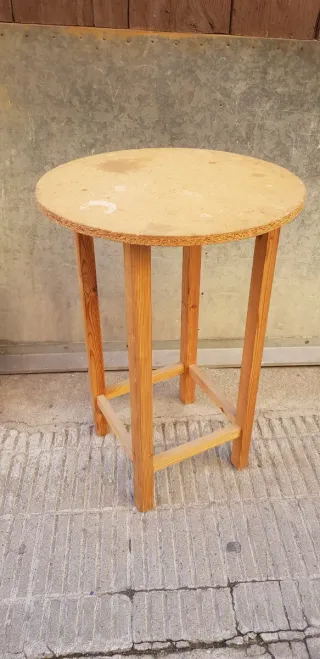 Mesa camilla redonda madera