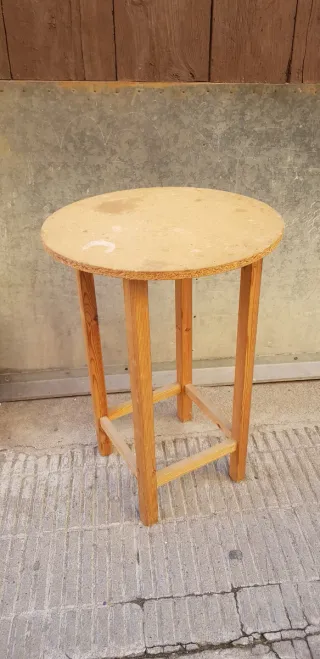 Mesa camilla redonda madera