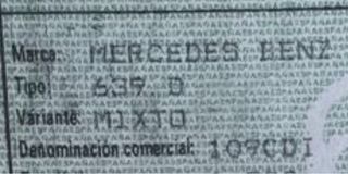 Asiento trasero Mercedes Vito 639D