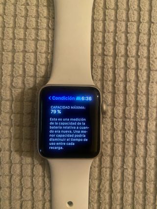 Apple Watch Serie 3 Plata/Blanco