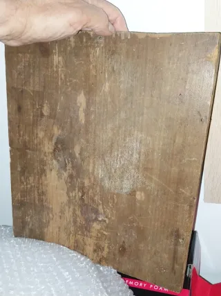 Pintura antigua barroca Cristo óleo