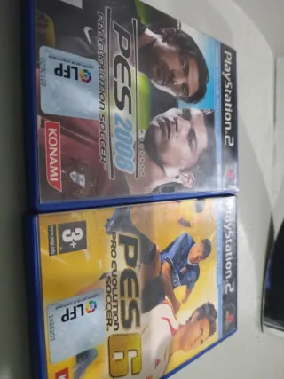 Pack 2 Juegos PS2: PES 2008 y PES 6
