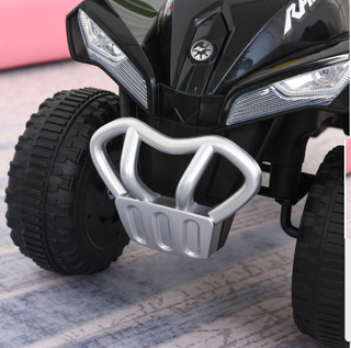 HOMCOM Cuatriciclo Infantil Negro