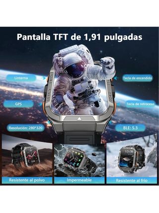 Reloj Inteligente Blackview W80Pro Militar