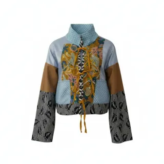 Chaqueta Upcycling Multicolor