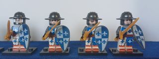 12 Soldados Medievales Lego Compatibles