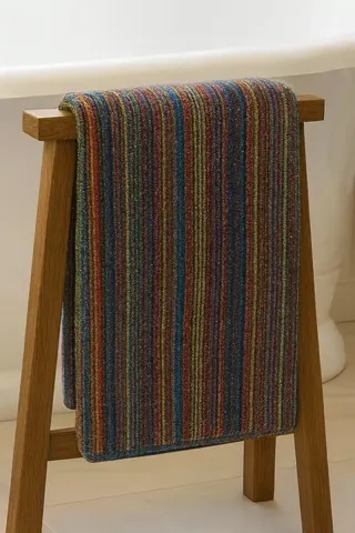 Telo doccia millerighe stile Missoni