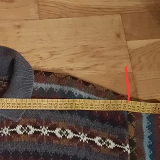 Jersey WOODS & GRAY estampado multicolor cenefas