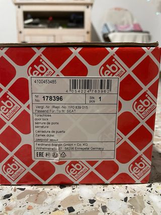 Cerradura Puerta Conductor Seat Leon 2008