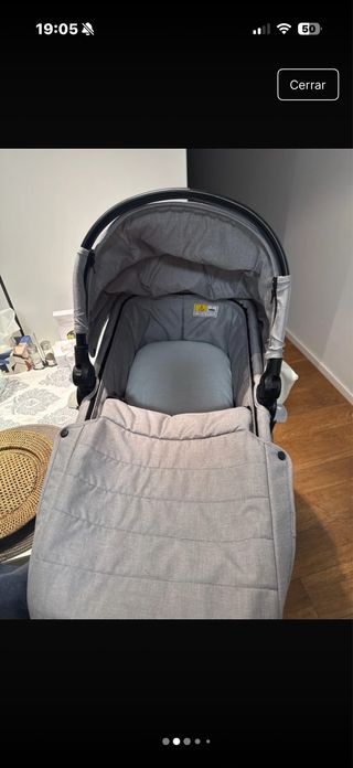 Cuco  coche de bebé Nook gris