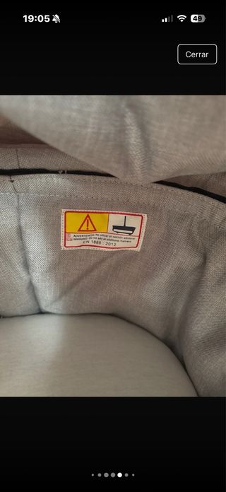 Cuco  coche de bebé Nook gris