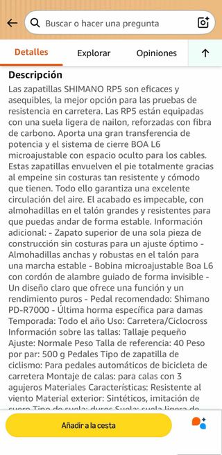 Zapatillas carretera Shimano RP5 42