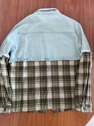 Chaqueta vaquera SikSilk con cuadros