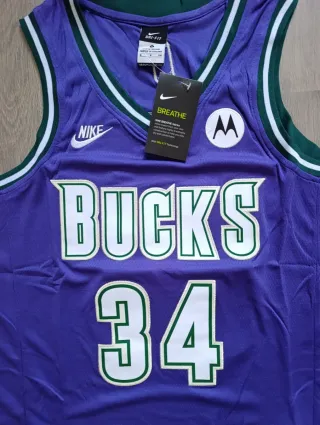 Camiseta NBA Bucks #34 Giannis Antetokounmpo