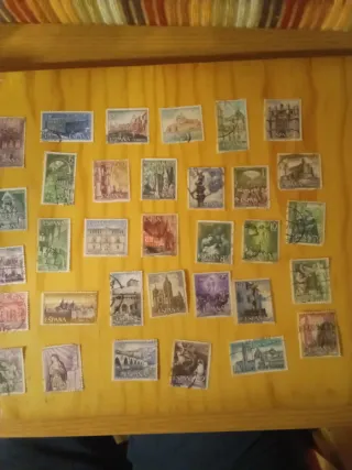 Lote Sellos Antiguos Usados España