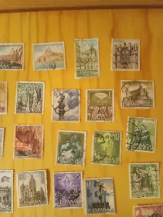 Lote Sellos Antiguos Usados España