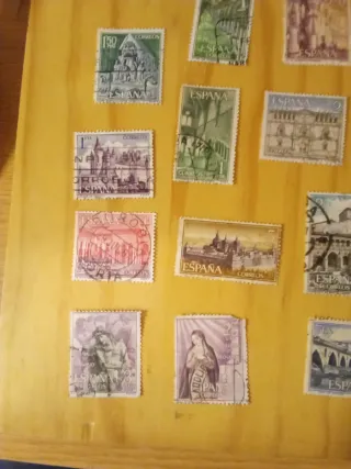 Lote Sellos Antiguos Usados España