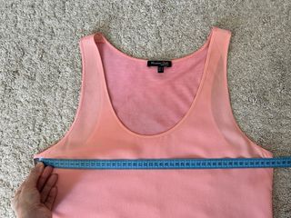 Top Massimo Dutti Seda Viscosa Rosa