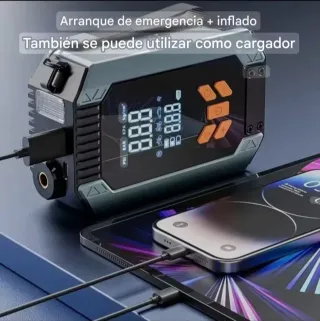 Arrancador Compresor Portátil Multifunción