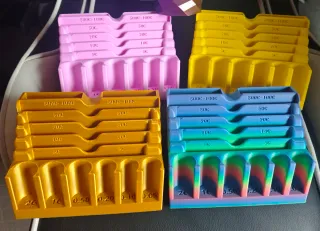 Organizador de billetes y monedas