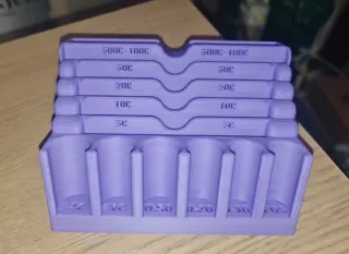 Organizador de billetes y monedas