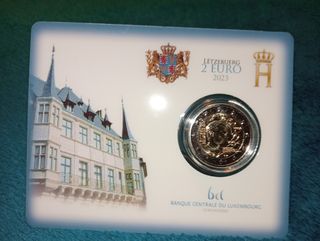 7 CoinCards Luxemburgo 2€ Conmemorativos