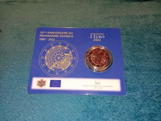 7 CoinCards Luxemburgo 2€ Conmemorativos