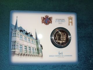 7 CoinCards Luxemburgo 2€ Conmemorativos