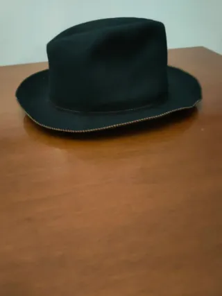 Cappello Borsalino Traveller Nero Vintage