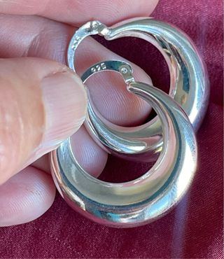 Pendientes Aro Plata 925