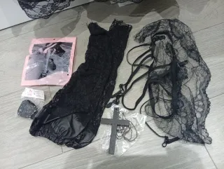 Disfraz Gótico Piel Sintética Talla M