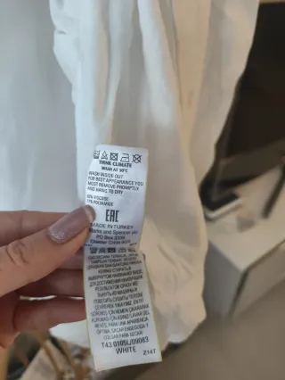 Camisa blanca MS Mode Talla S