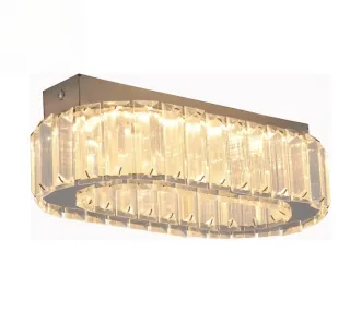 Lámpara Techo Ovalada Cristal LED