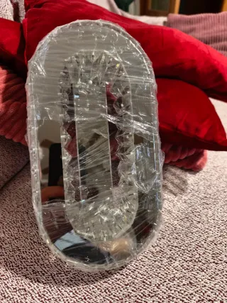 Lámpara Techo Ovalada Cristal LED