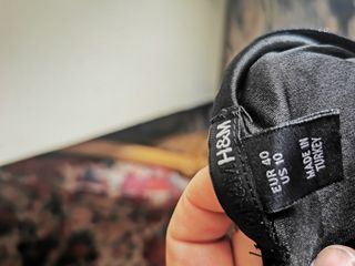 Vestido fiesta negro T40