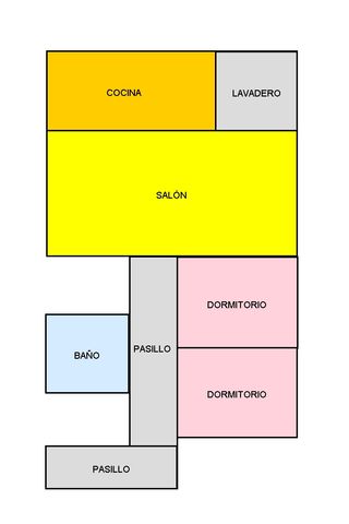 Se vende piso de 2 dormitorios en Hijar,Las Gabias