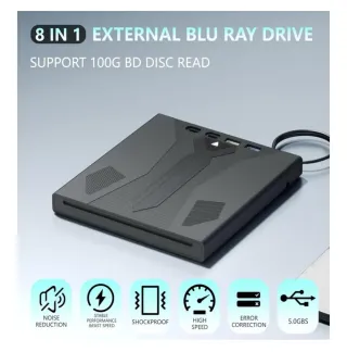 Grabador Reproductor portátil Blu-ray Externo DVD