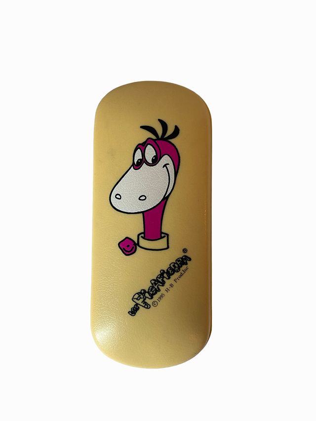 Estuche Vintage Dino Los Picapiedra Amarillo