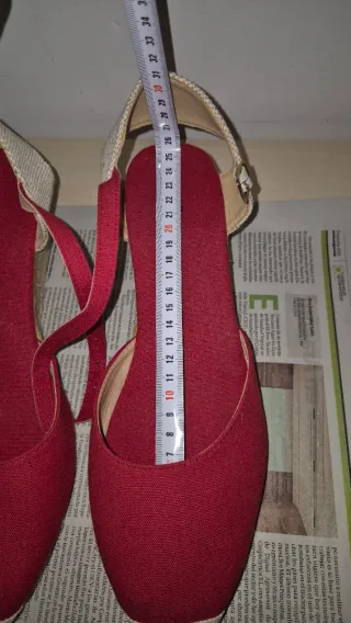 Zapatos rojos talla 42