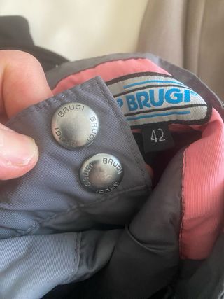 Pantaloni da sci Brugi donna grigi