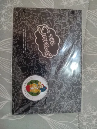 Tarjeta 1oz Plata Simpsons Saludos Navideños