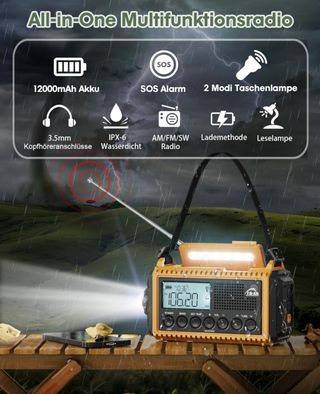 Radio Solar Portátil