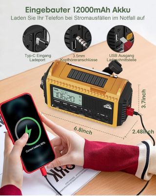 Radio Solar Portátil