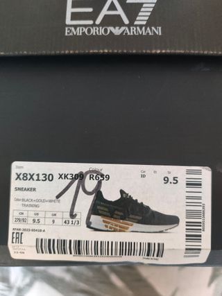 Zapatillas EA7 Emporio Armani Talla 43 1/3