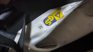 Casco de Ciclismo Negro con Rayas talla M