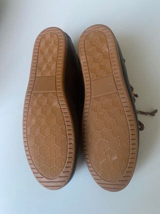 Náuticos de piel marrón Talla 39