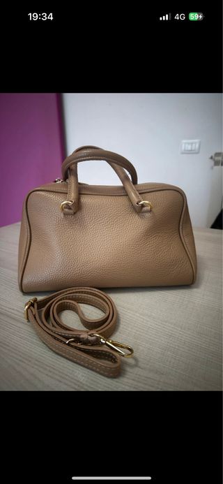 Bauletto vera pelle Made in Italy